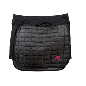 Little Donkey Andy Women's Black Puffer Skirt Insulated Athleisure Size Large